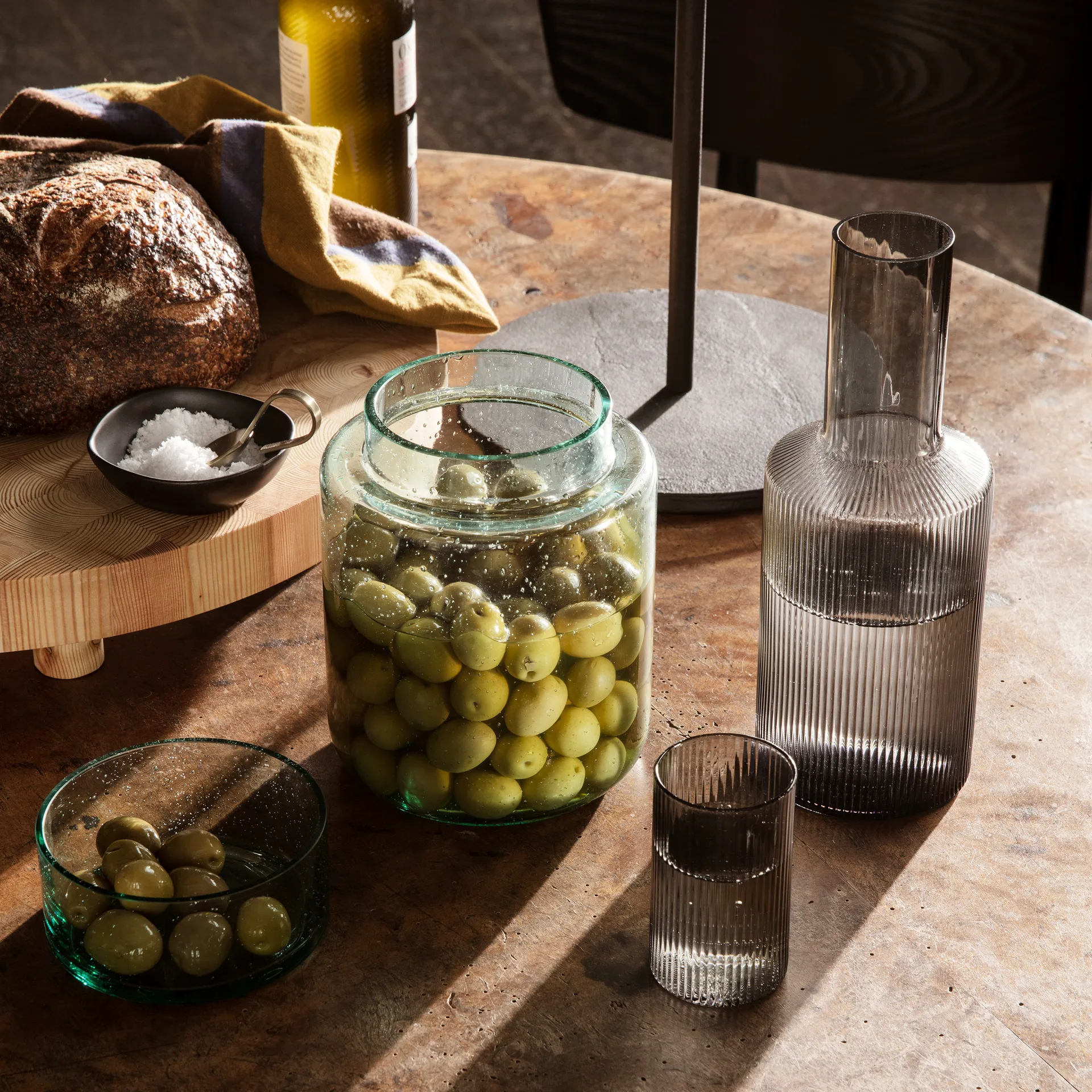 Bocal de rangement Oli, Transparent Ferm Living