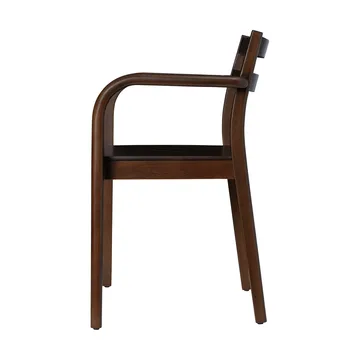 Boda fauteuil avec accoudoirs - Hêtre teinté foncé - Ferm Living