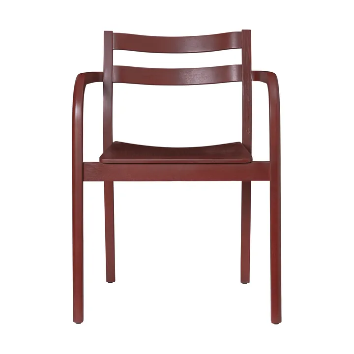Boda fauteuil avec accoudoirs - Red brown - Ferm Living
