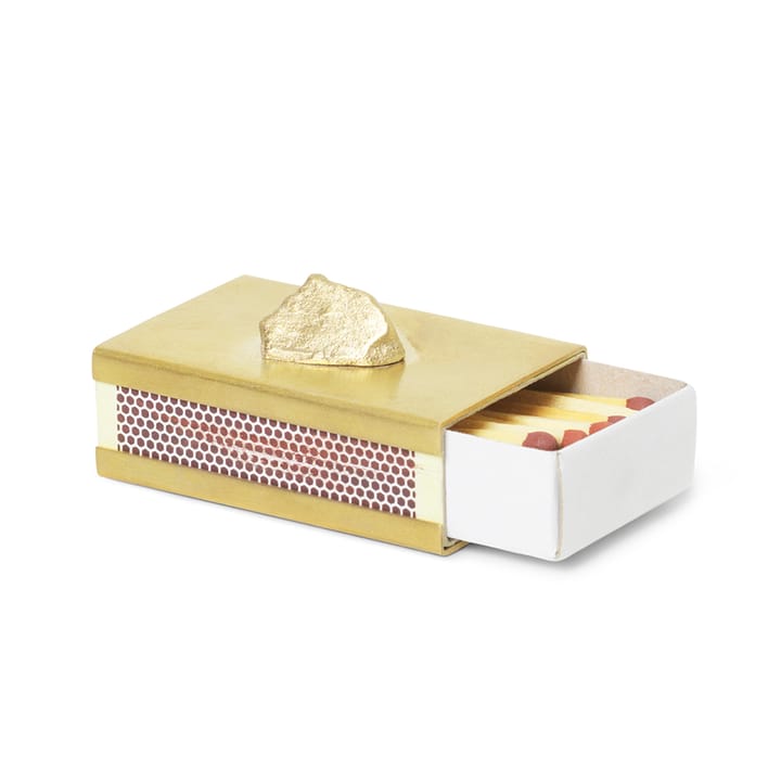 Boîte à allumettes Stone, Laiton Ferm Living