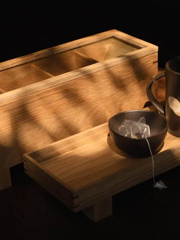 Boîte à thé Bon - Chêne - Ferm Living