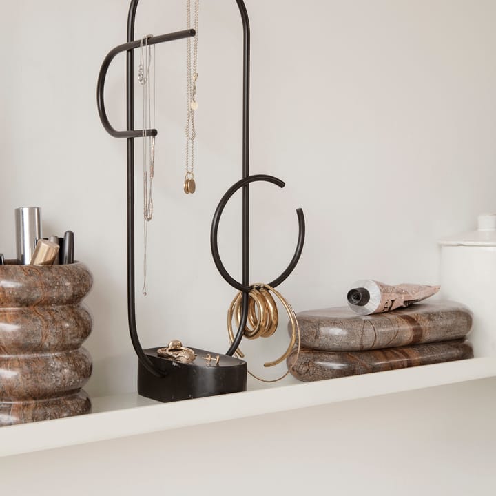 Boîte de rangement Bendum, Marron Marbre Ferm Living