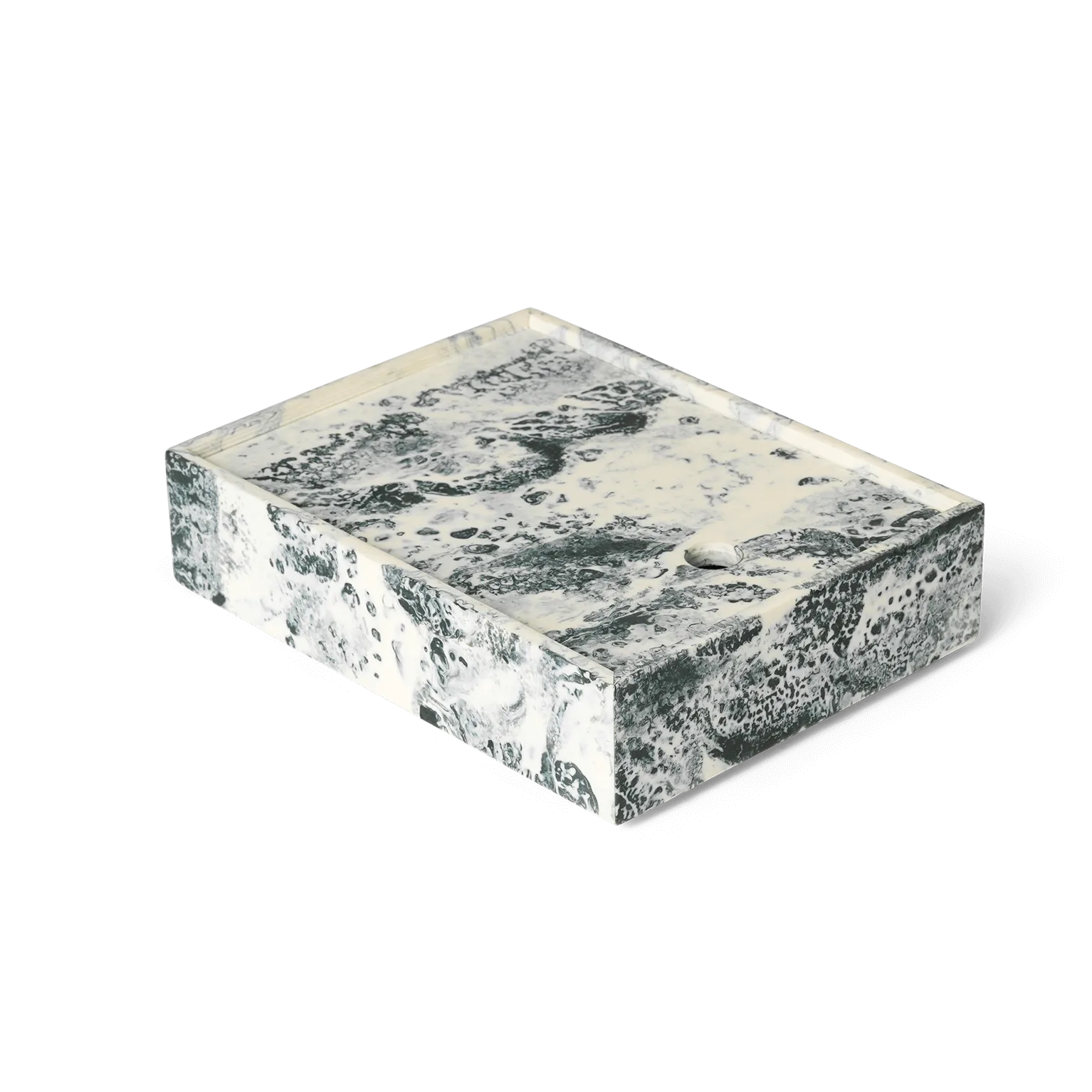 Boîte de rangement Mist 15x20 cm, Emerald-off white Ferm Living