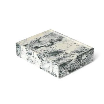 Boîte de rangement Mist 15x20 cm - Emerald-off white - Ferm Living