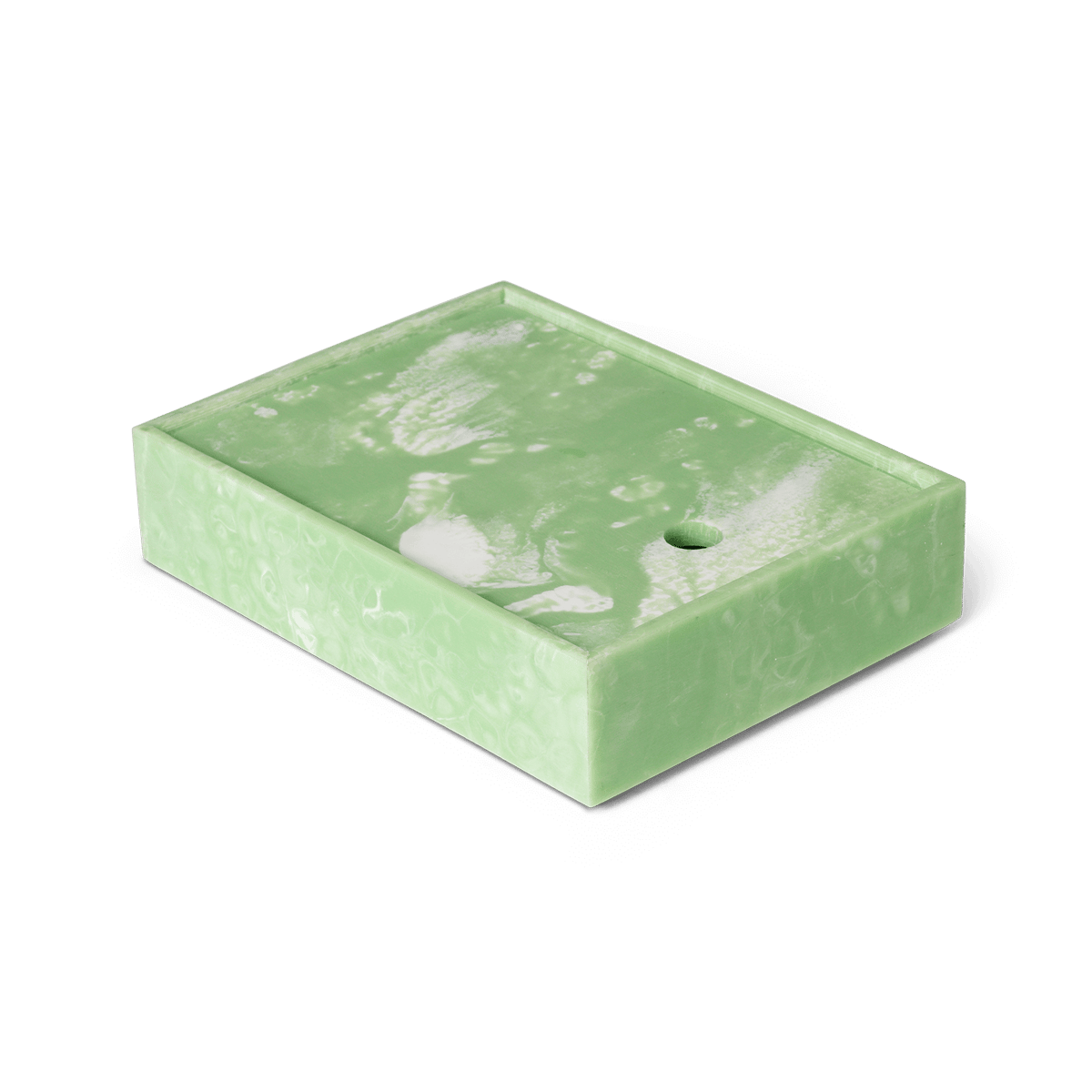 ferm LIVING Boîte de rangement Mist 15x20 cm Seafoam