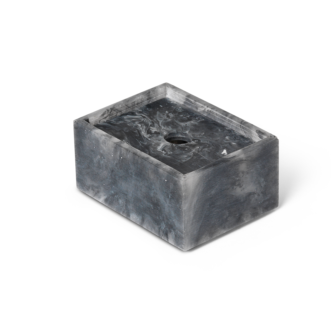 ferm LIVING Boîte de rangement Mist 7,5x10 cm Charcoal