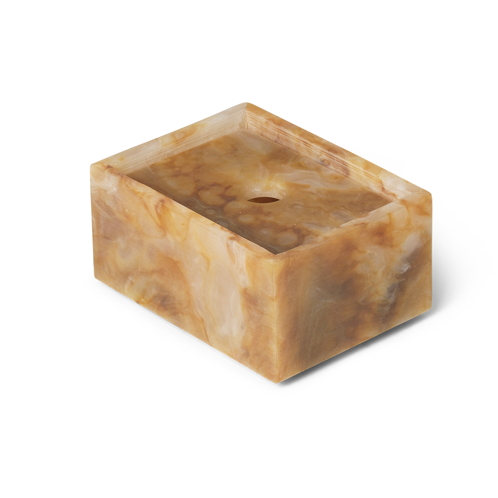 ferm LIVING Boîte de rangement Mist 7,5x10 cm Sugar kelp
