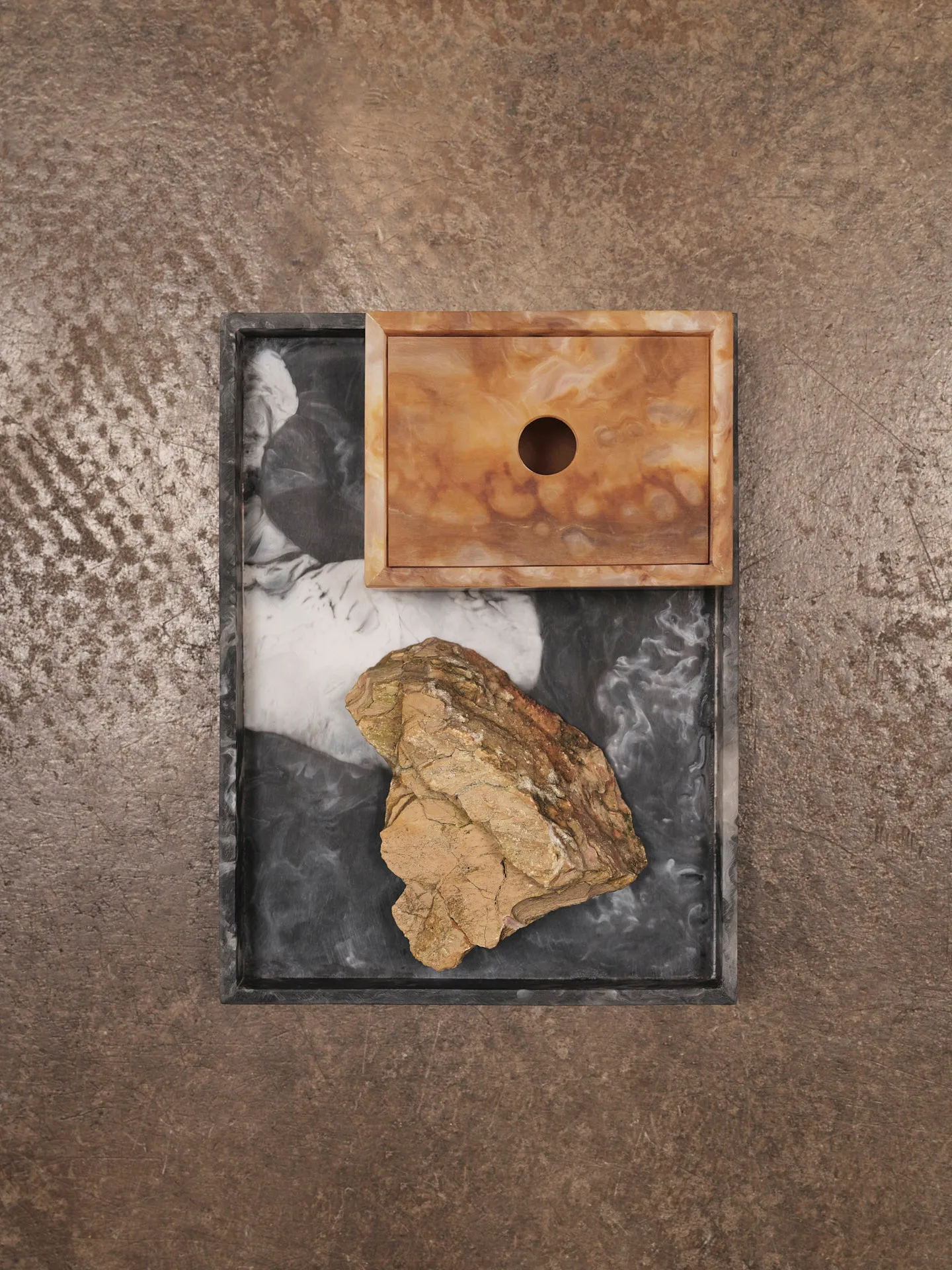 Boîte de rangement Mist 7,5x10 cm, Sugar kelp Ferm Living