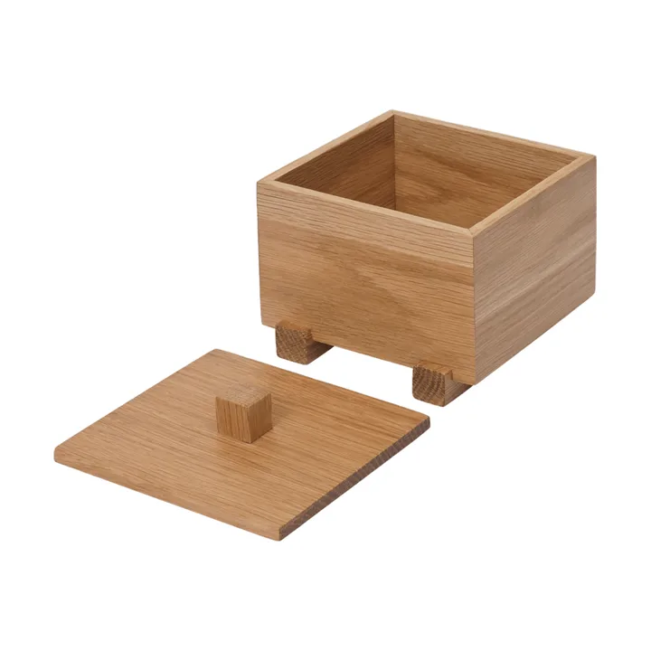 Boîte Moku - Chêne non traité, 10x11x9,5 cm - Ferm Living
