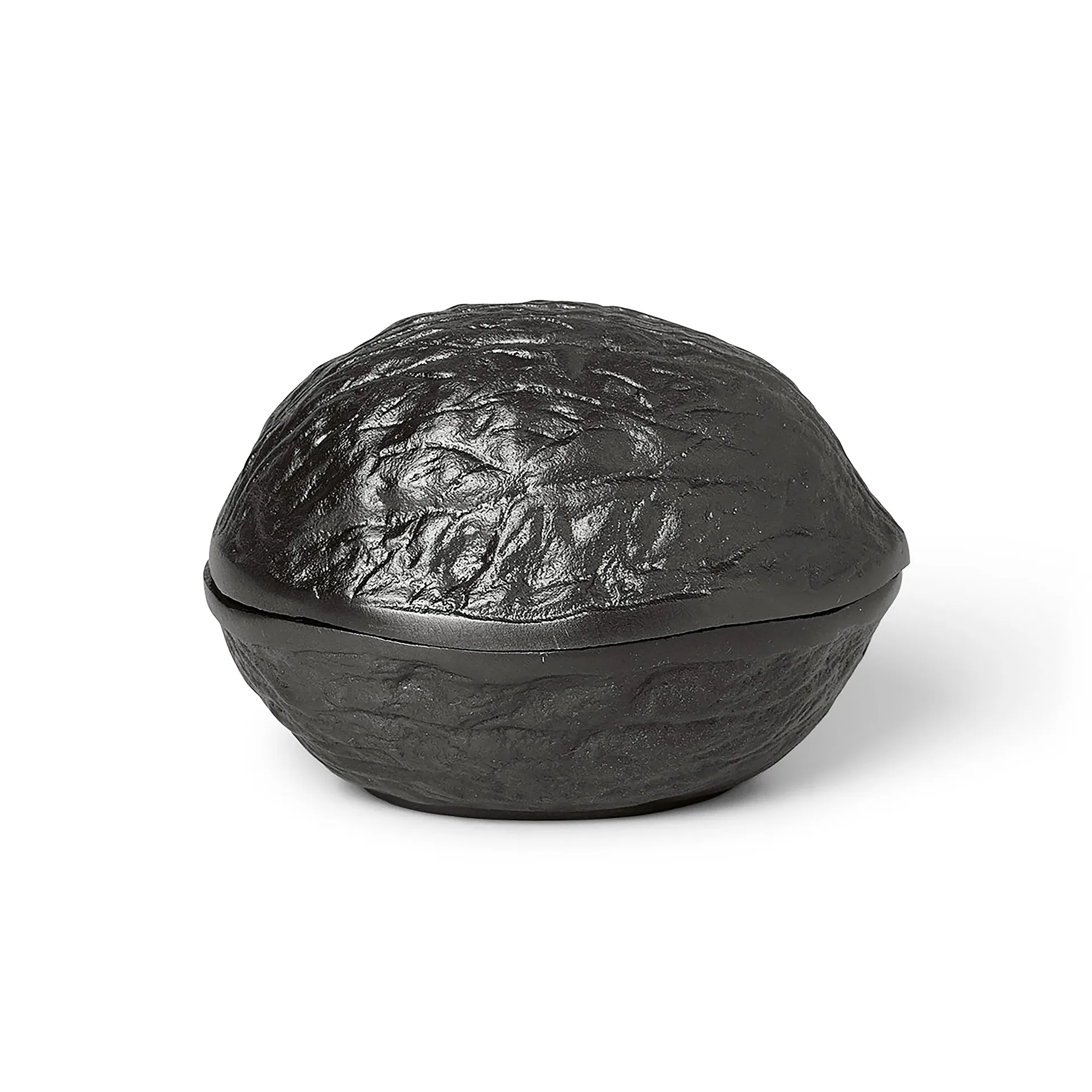 Bol à noix avec couvercle Forest nut box 7,5 cm, Blackened Aluminium Ferm Living