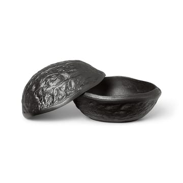 Bol à noix avec couvercle Forest nut box 7,5 cm - Blackened Aluminium - Ferm Living