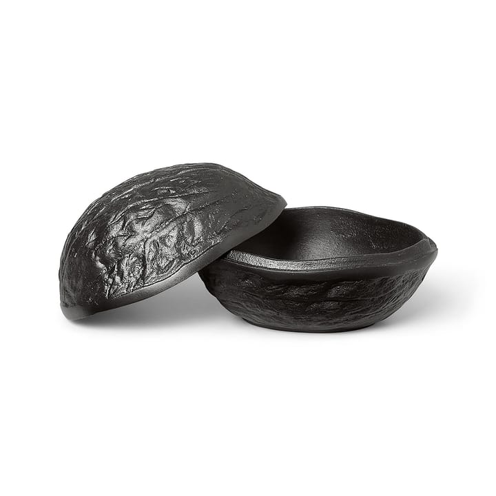 Bol à noix avec couvercle Forest nut box 7,5 cm, Blackened Aluminium Ferm Living