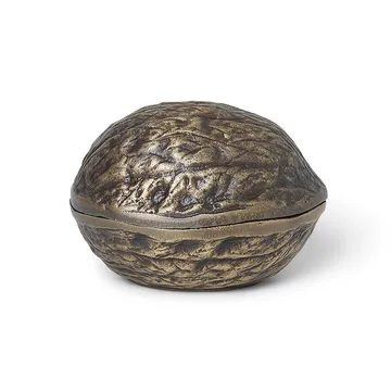 Bol à noix avec couvercle Forest nut box 7,5 cm - Laiton antique - Ferm Living