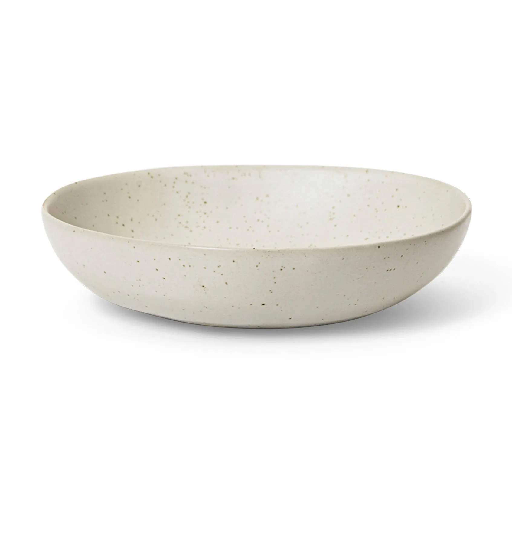 Bol Flow large Ø 19,5 cm, Off-white speckle Ferm Living