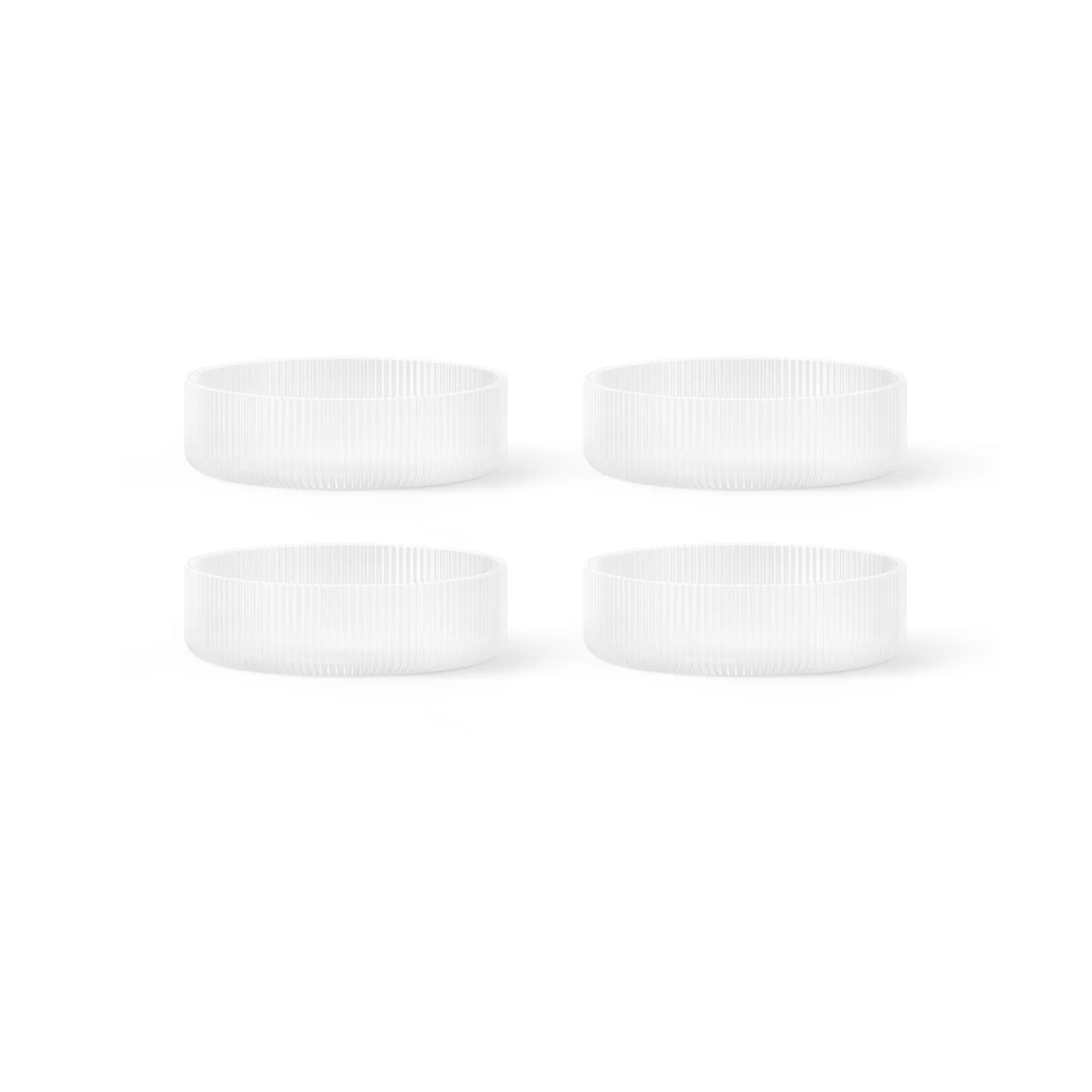 Bol petit-déjeuner Ripple, lot de 4, Frosted Ferm Living