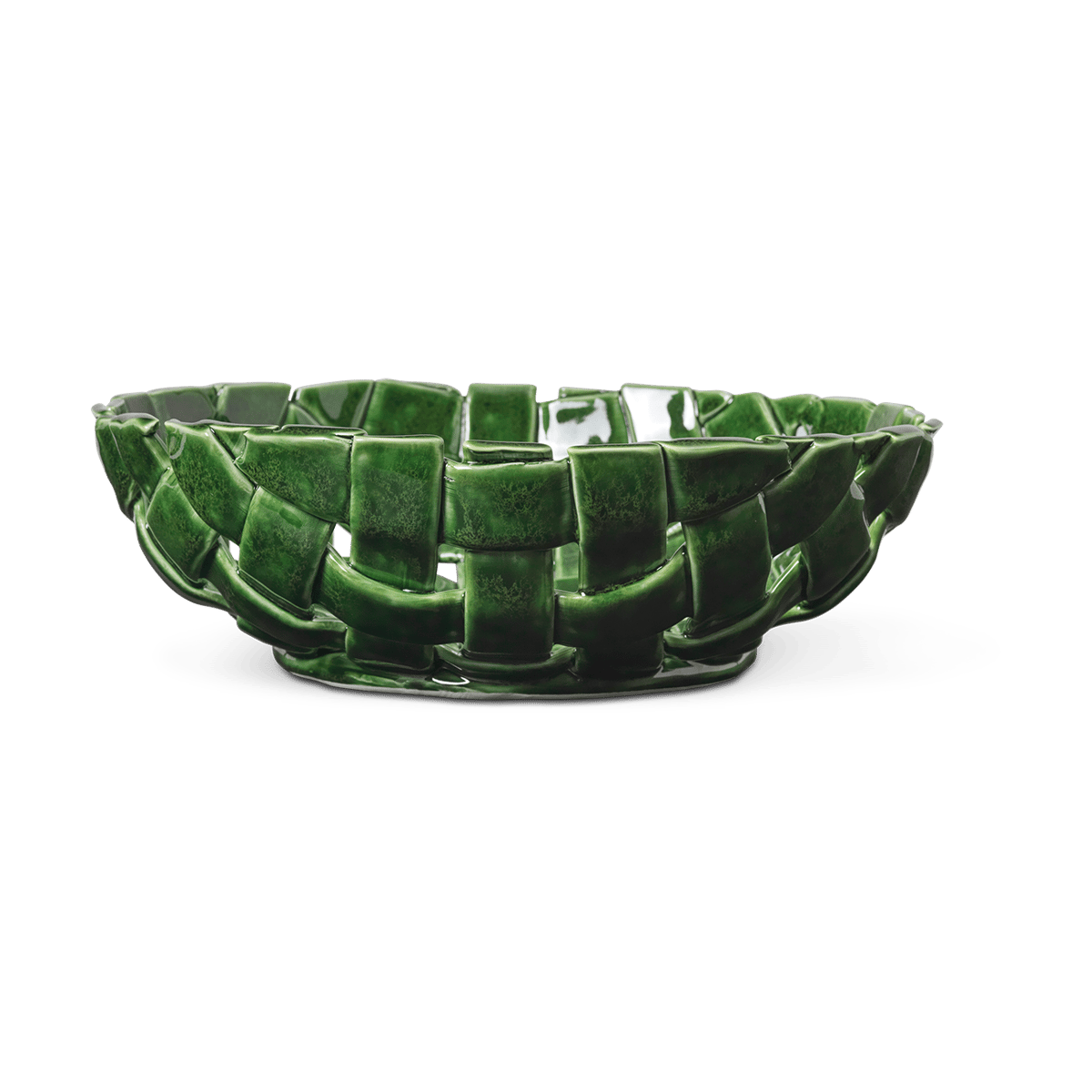 Ferm Living Bol Plait Ø30 cm Emerald green