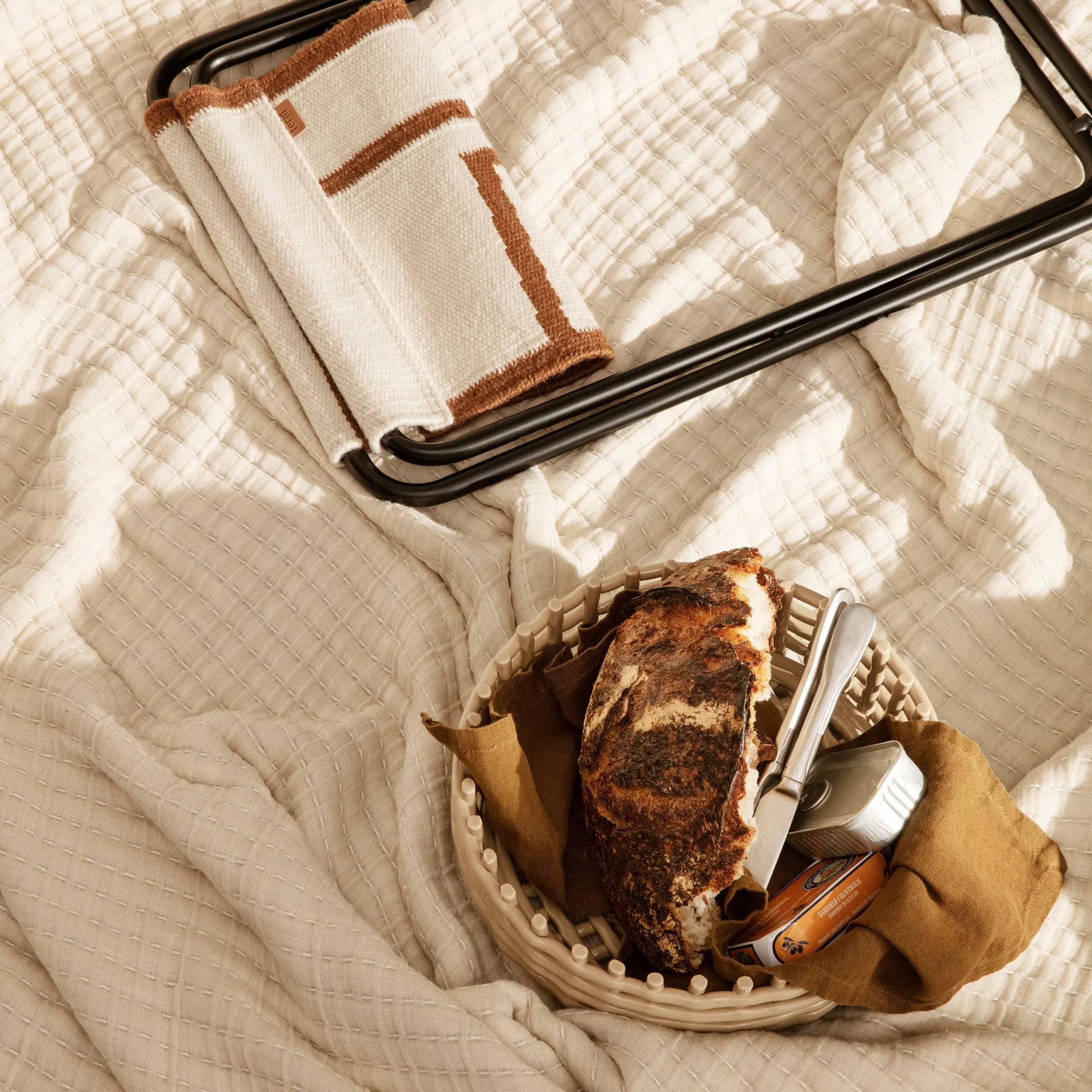 Bol tressé Ceramic, Cashmere Ferm Living