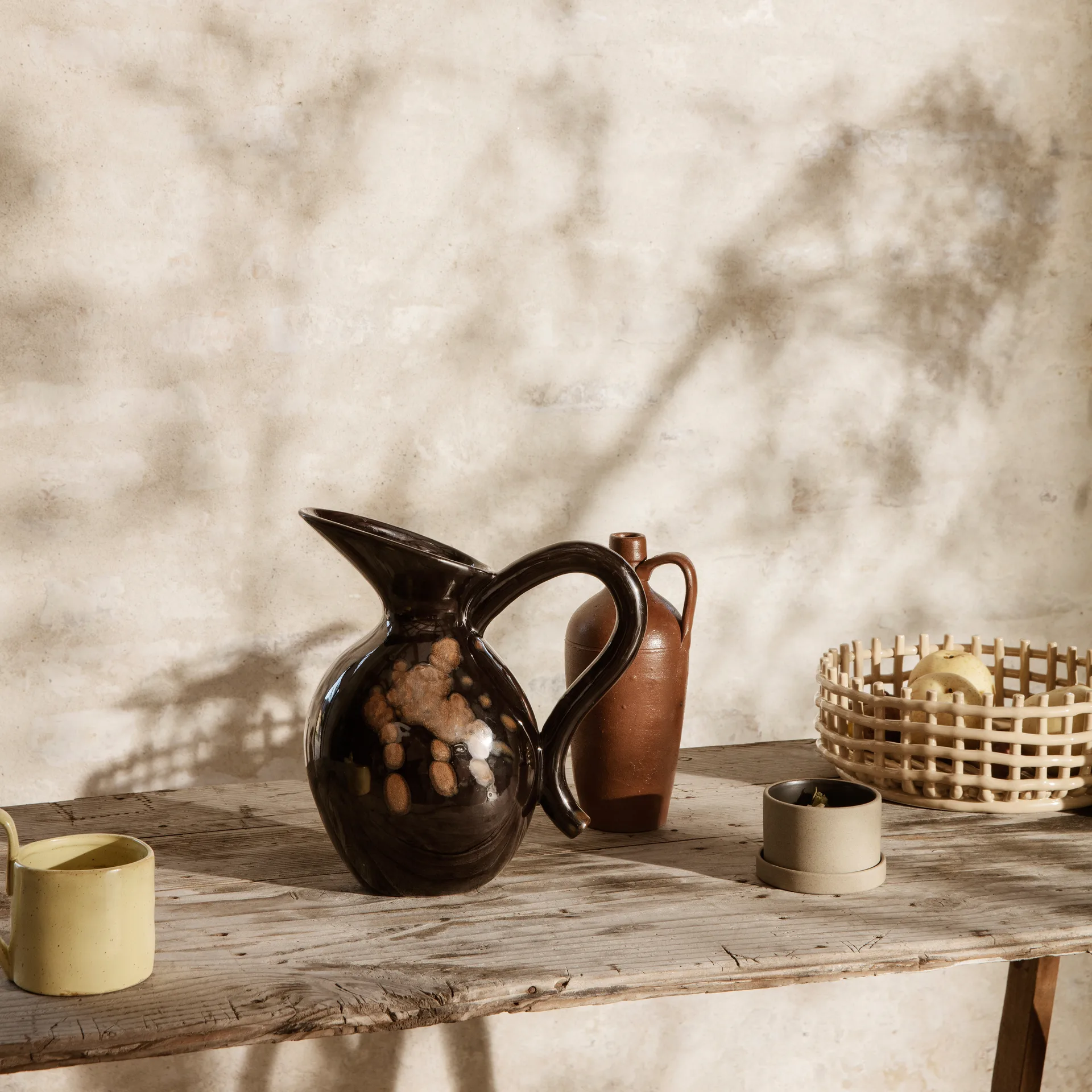 Bol tressé Ceramic, Cashmere Ferm Living