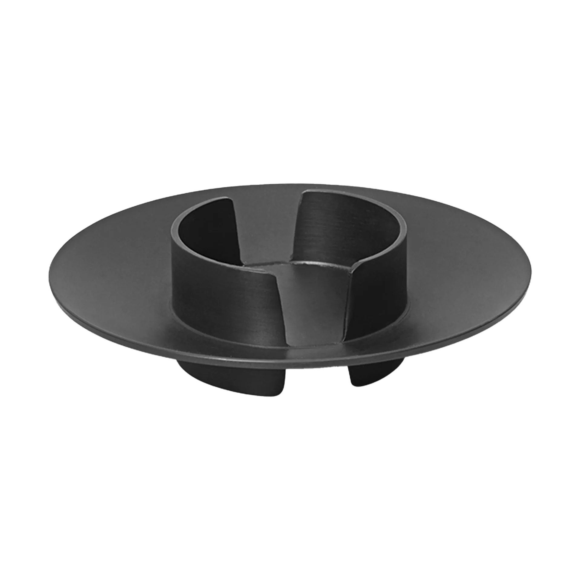 Bougeoir à bougie bloc Block, Black brass Ferm Living