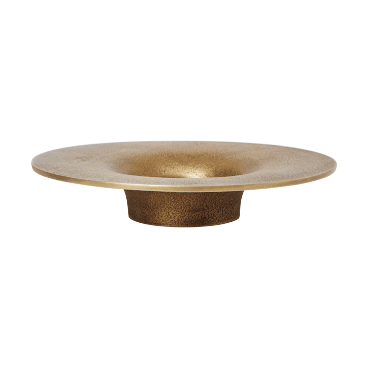 Bougeoir bloc Soothe Ø16 cm - Brass Finish - Ferm Living