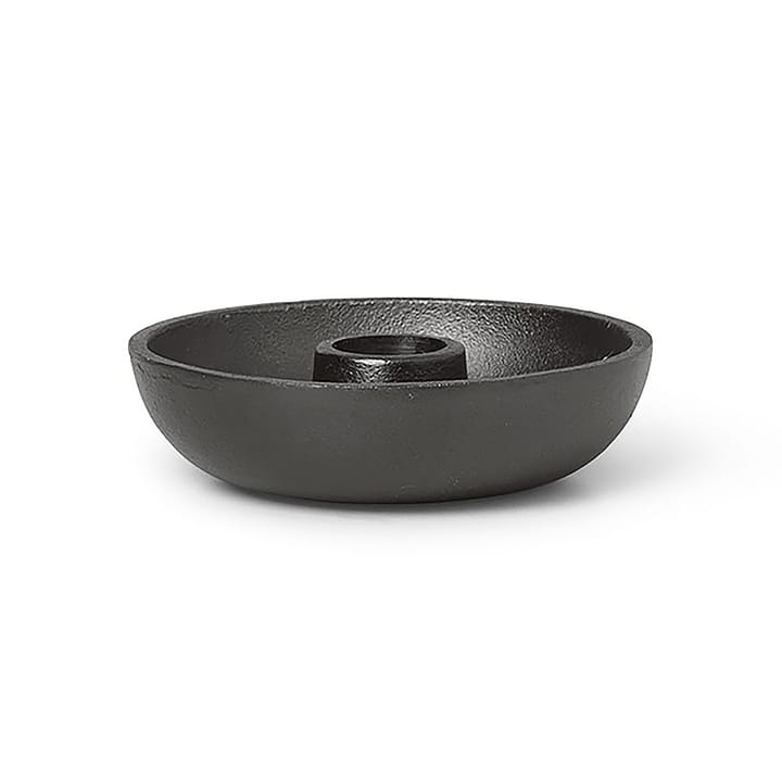Bougeoir Bowl Ø10 cm - Blackened Aluminium - Ferm LIVING