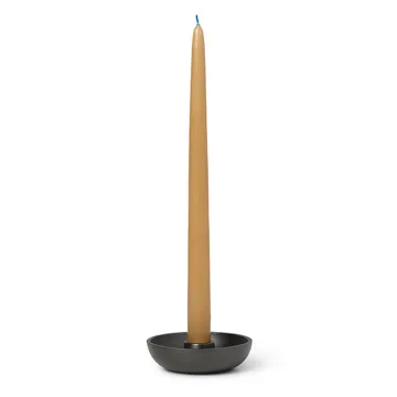 Bougeoir Bowl Ø10 cm - Blackened Aluminium - Ferm Living