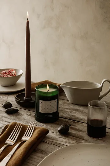 Bougeoir Bowl Ø10 cm - Blackened Aluminium - Ferm Living