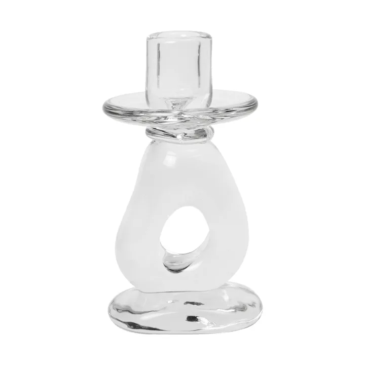 Bougeoir Damo 16 cm - Clear - Ferm Living