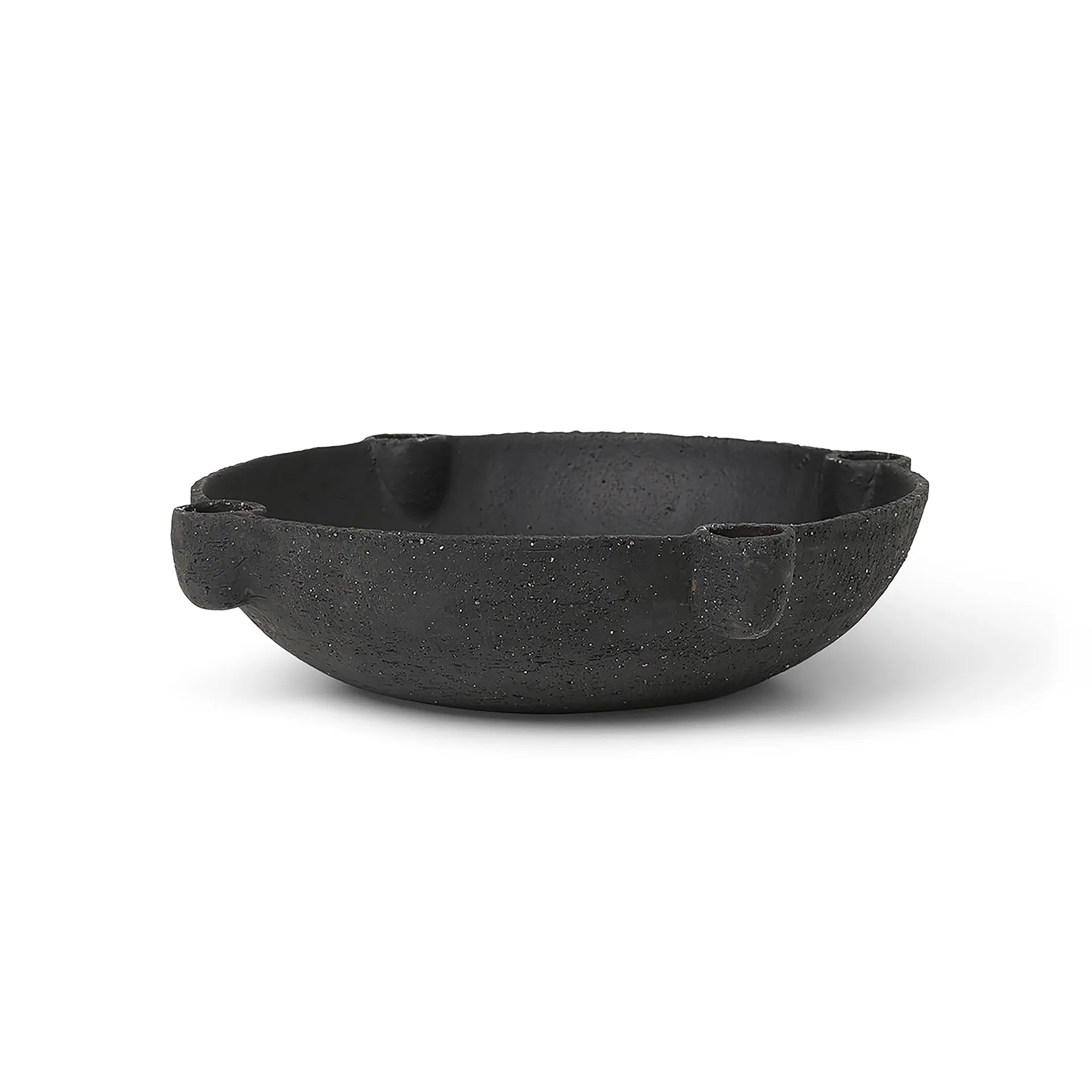 Bougeoir de l'avent Bowl céramique large Ø27 cm, Gris foncé Ferm Living