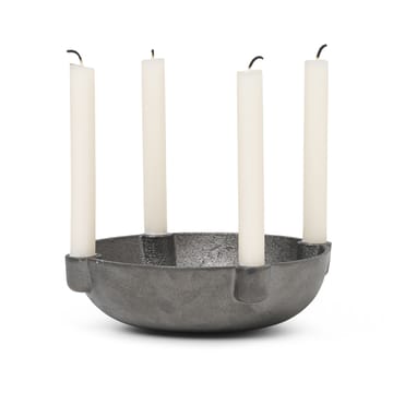 Bougeoir de l'avent Bowl Laiton - Black brass - Ferm Living