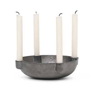 Bougeoir de l'avent Bowl Laiton - Black brass - ferm LIVING