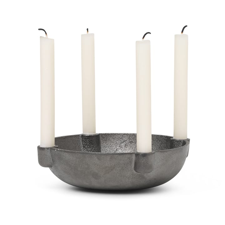 Bougeoir de l'avent Bowl Laiton, Black brass Ferm Living