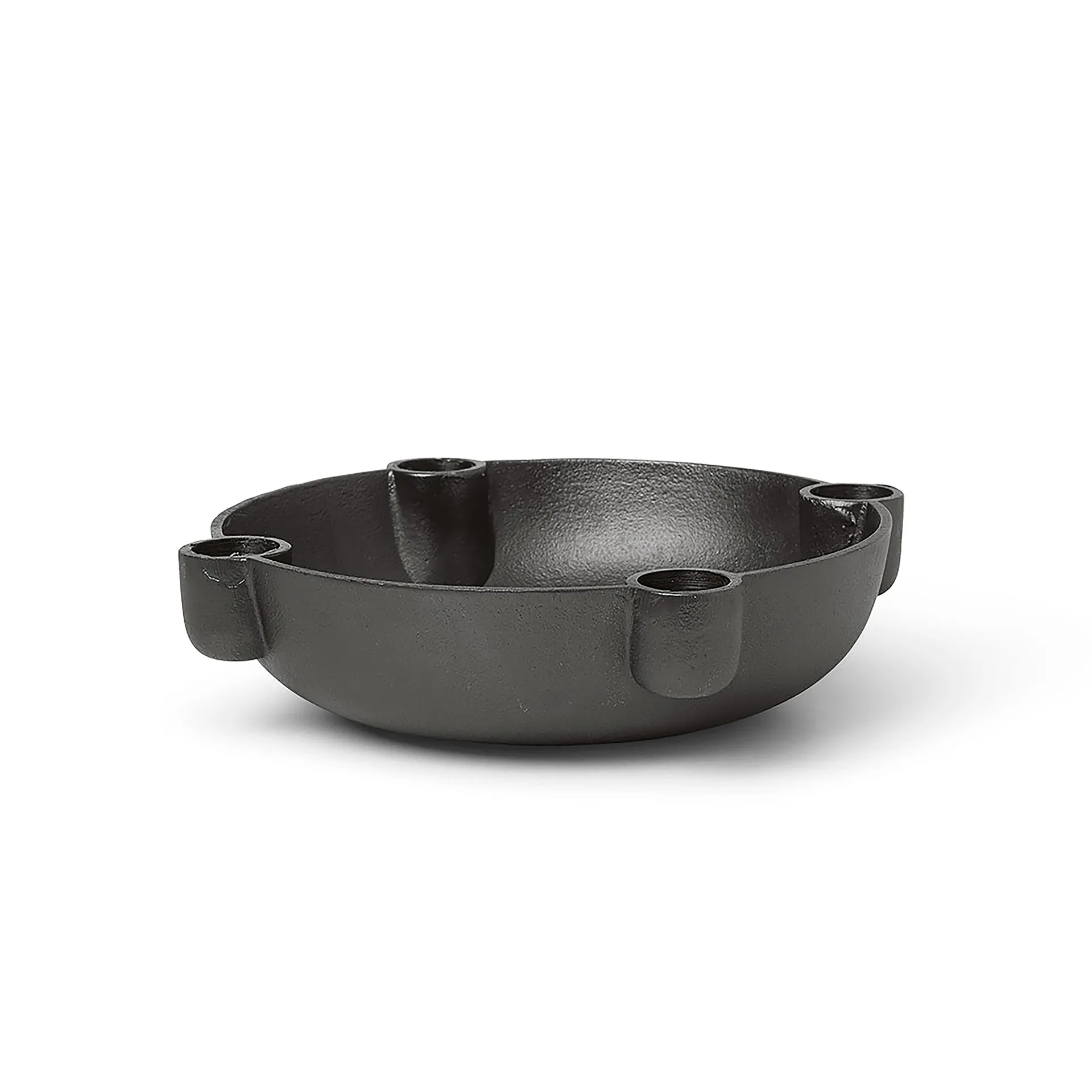 Bougeoir de l'avent Bowl moyen Ø20 cm, Blackened Aluminium Ferm Living