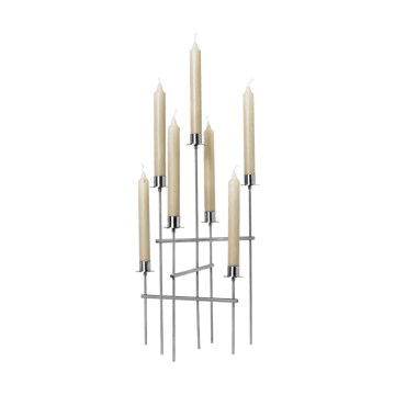Bougeoir Elysia - Brushed stainless steel - Ferm Living
