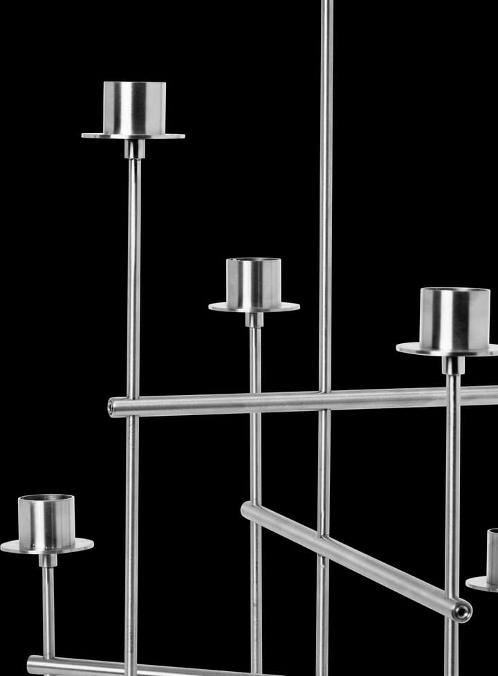 Bougeoir Elysia, Brushed stainless steel Ferm Living