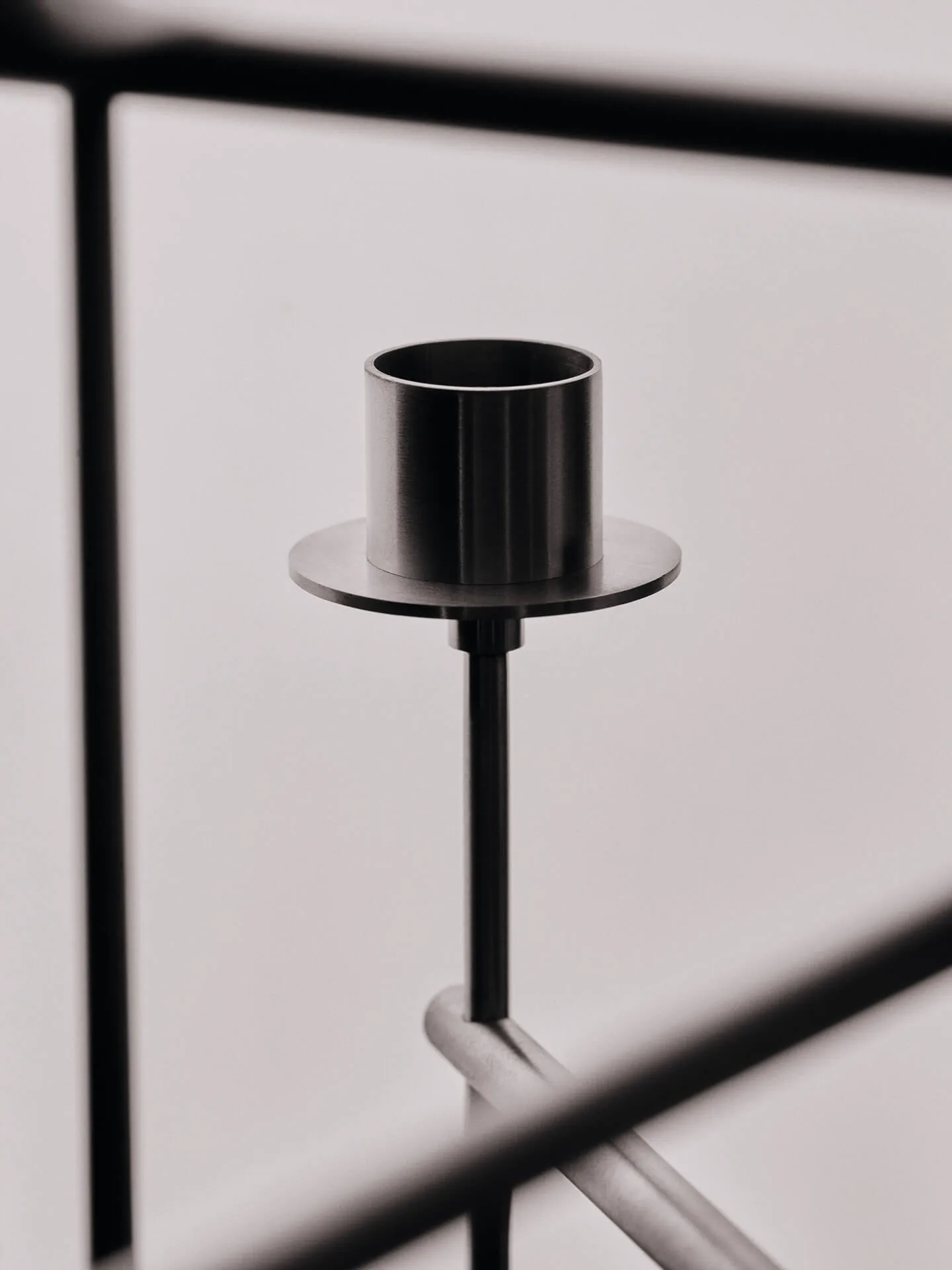 Bougeoir Elysia, Brushed stainless steel Ferm Living