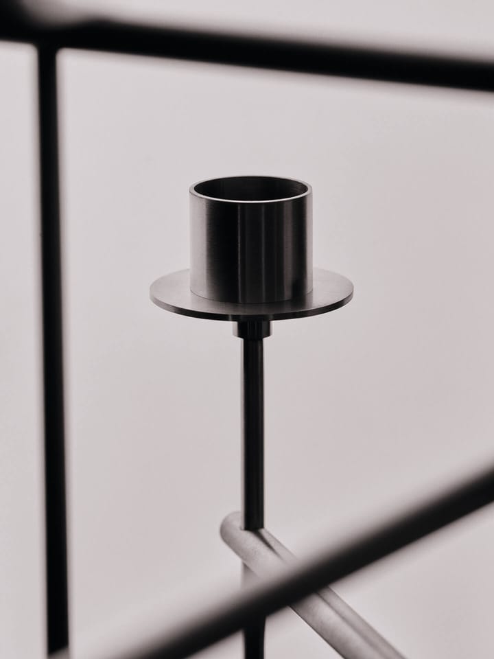 Bougeoir Elysia, Brushed stainless steel Ferm Living