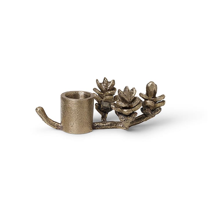 Bougeoir Forest 6 cm - Laiton - Ferm Living