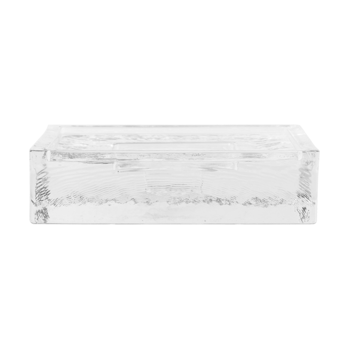 Bougeoir Gradia square 16x16 cm - Clear - Ferm Living