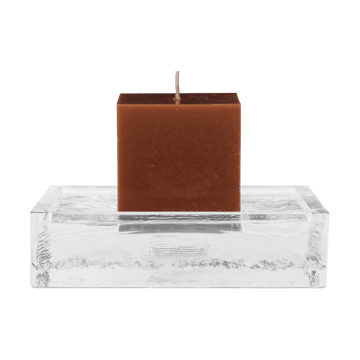 Bougeoir Gradia square 16x16 cm - Clear - Ferm Living