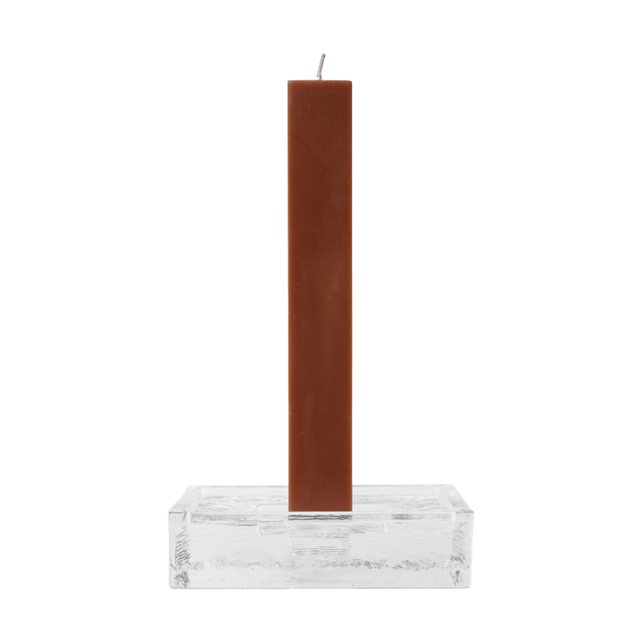 Bougeoir Gradia square 16x16 cm, Clear Ferm Living