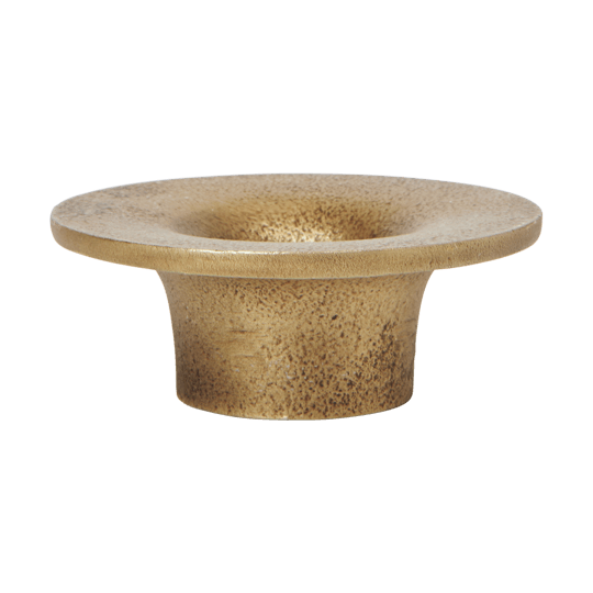 Bougeoir Soothe Ø8 cm - Brass Finish - Ferm Living