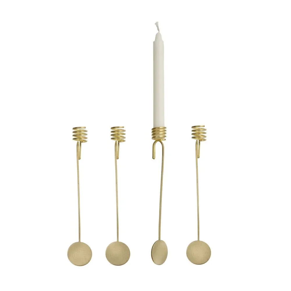 Bougeoirs pour sapin de Noël Ferm Living, lot de 4 Ferm Living