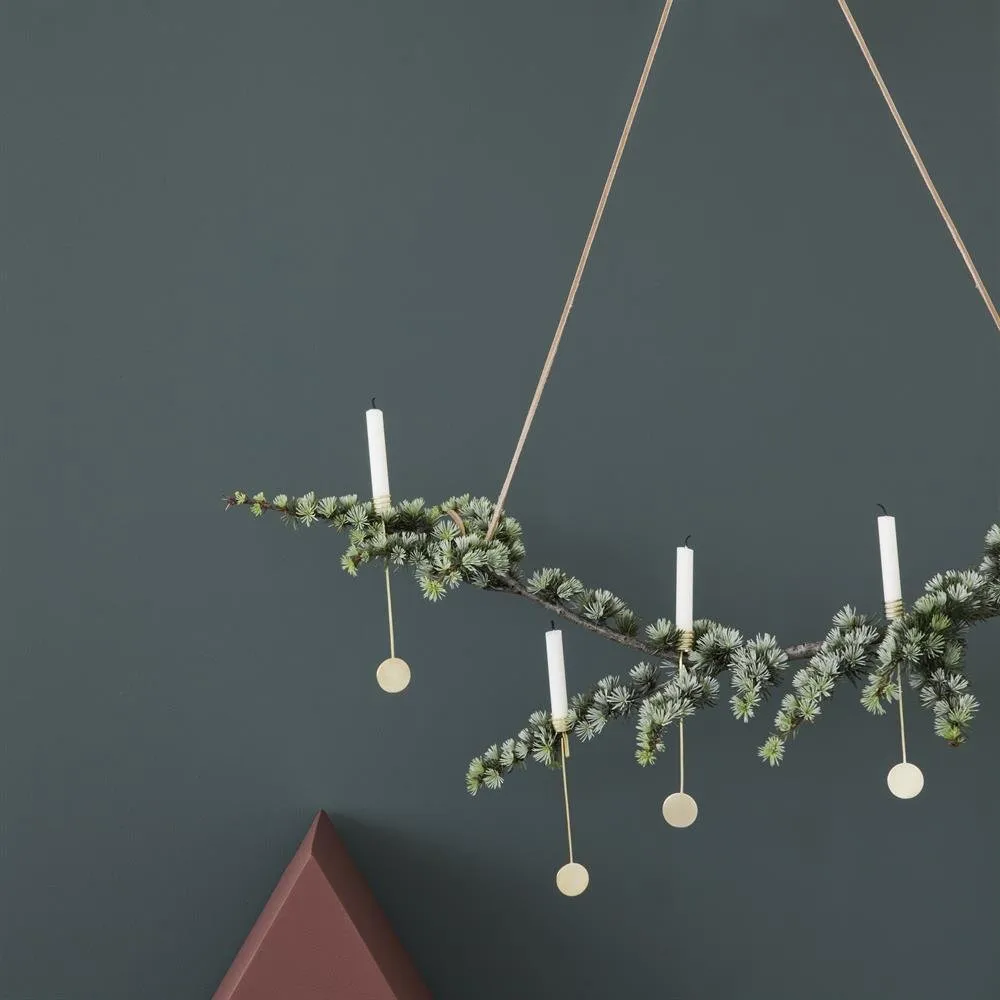 Bougeoirs pour sapin de Noël Ferm Living, lot de 4 Ferm Living