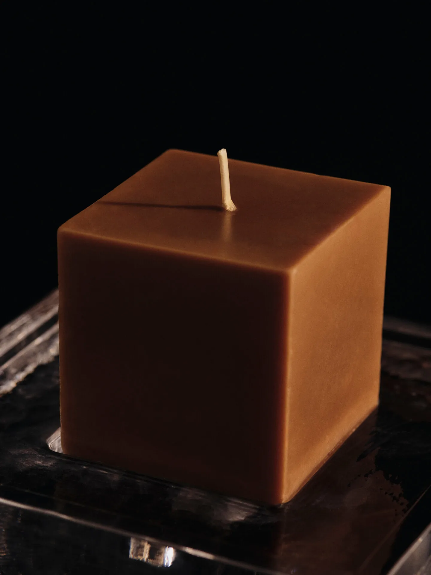 Bougie bloc Burren small, Bronze Ferm Living