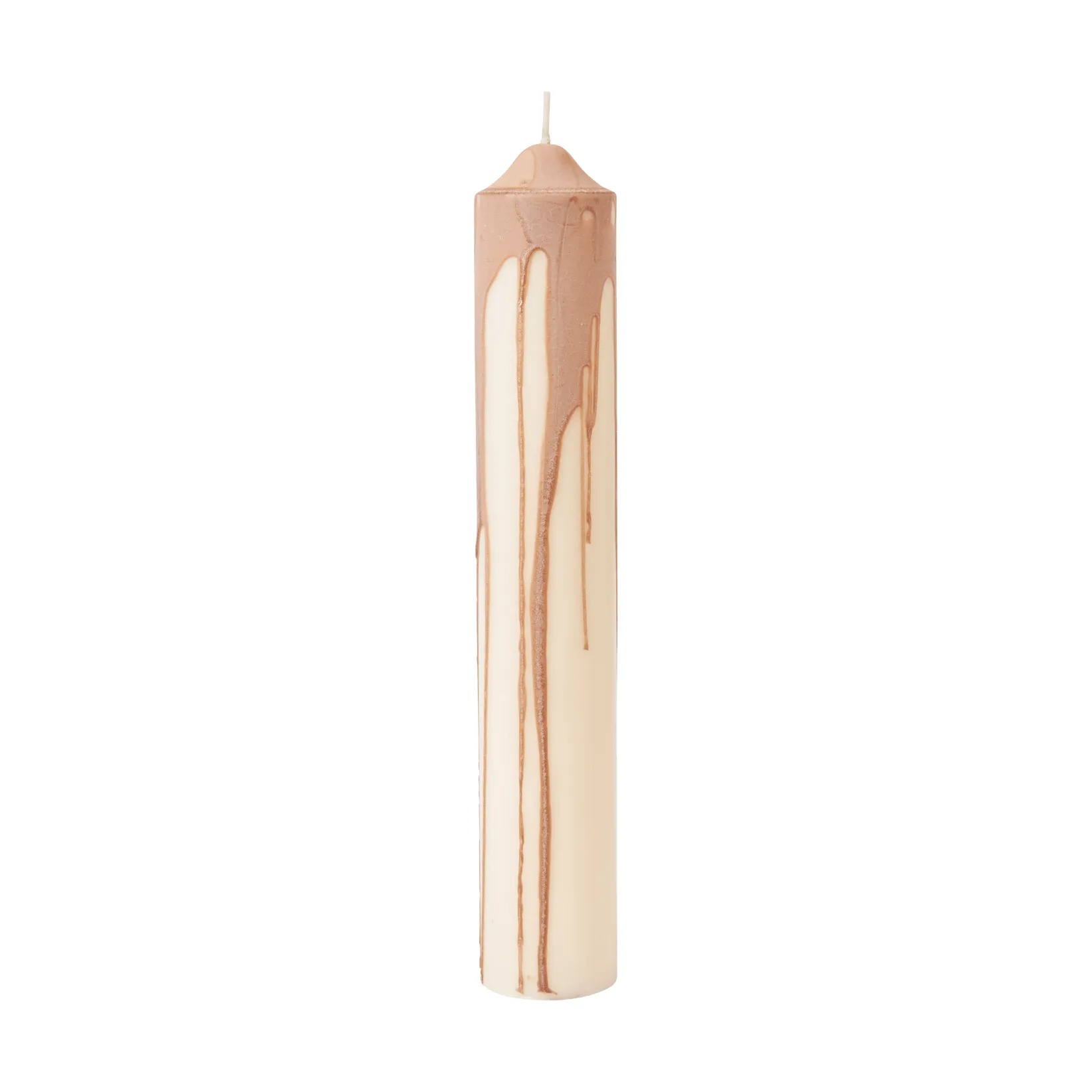 Bougie bloc Dryp, Beige, 30 cm Ferm Living