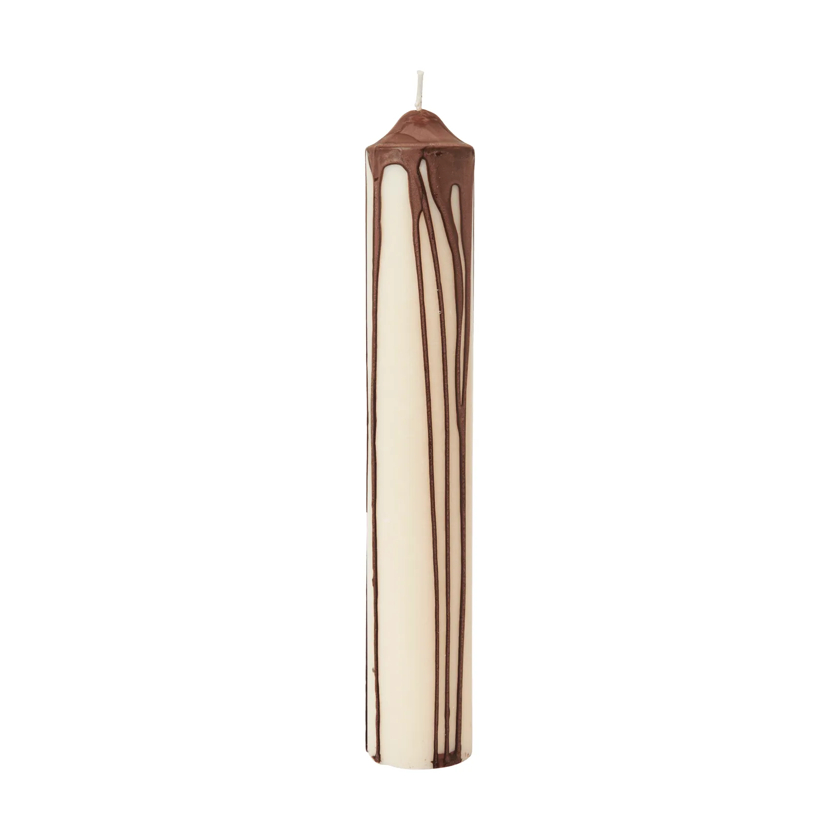 Bougie bloc Dryp, Dark Chocolate, 30 cm Ferm Living