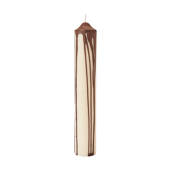 Bougie bloc Dryp - Dark Chocolate, 30 cm - Ferm Living