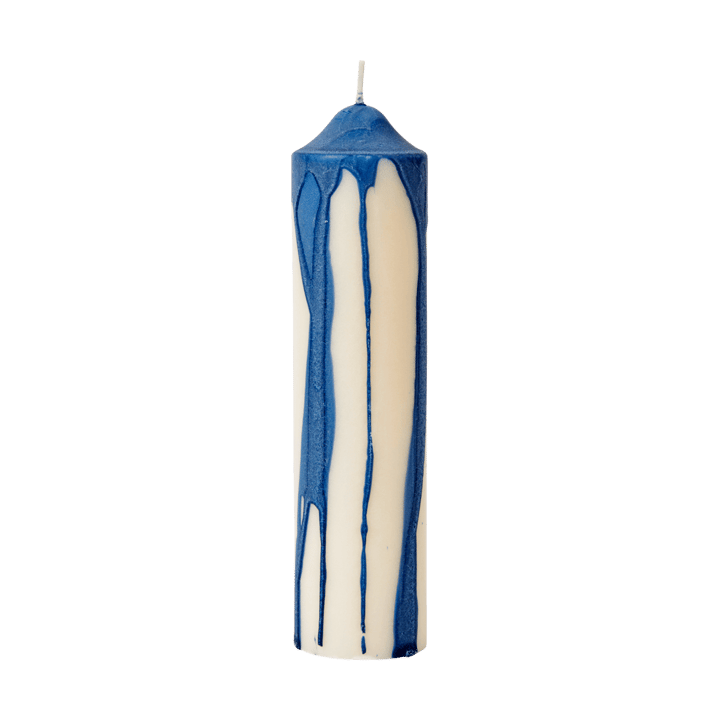Bougie bloc Dryp - Deep Blue, 20 cm - Ferm Living