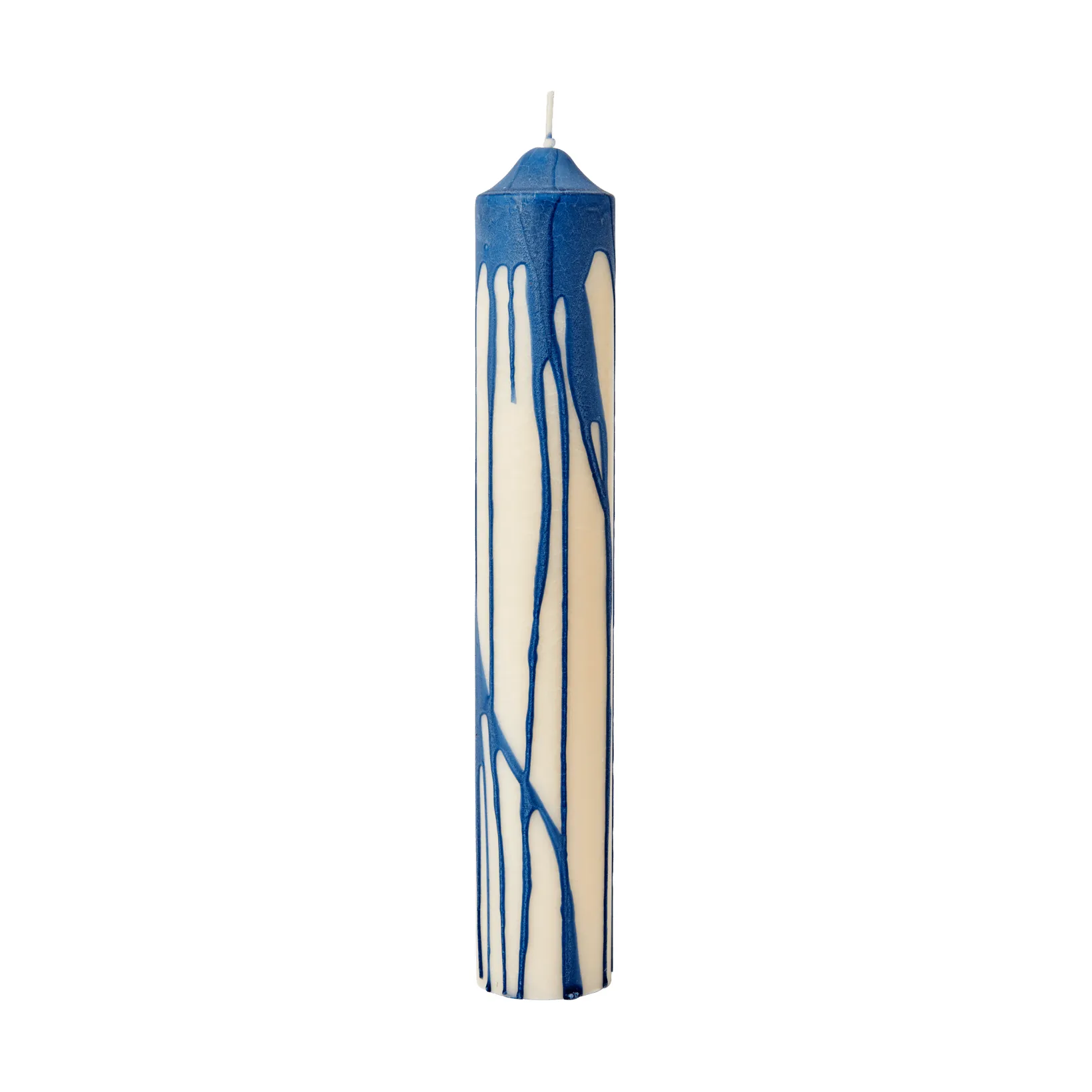 Bougie bloc Dryp, Deep Blue, 30 cm Ferm Living
